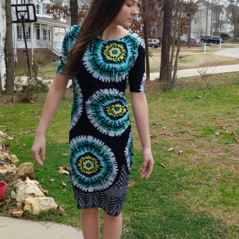 Blue Tie Dye Boho Size 6